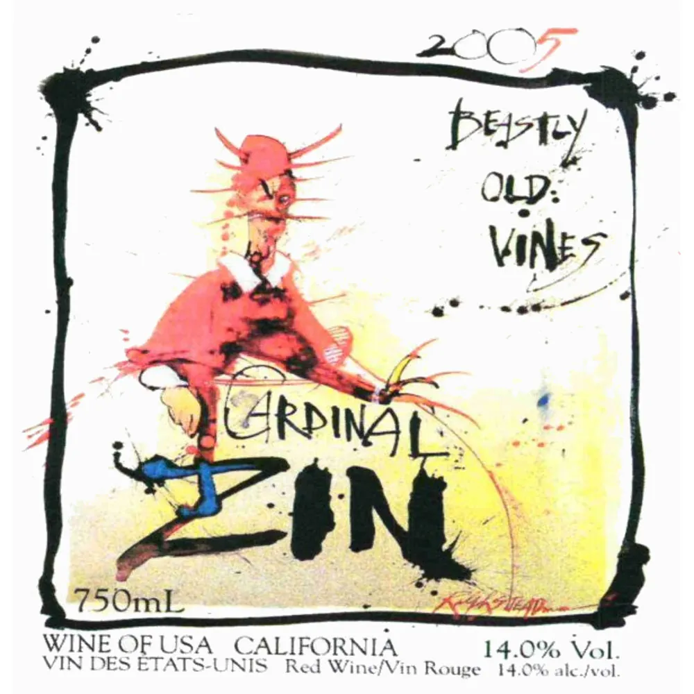 Cardinal Zin Bottle
