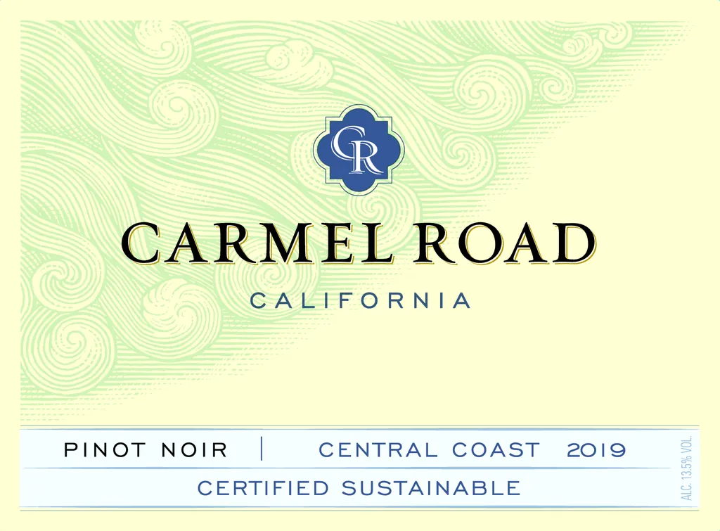 Central Coast Pinot Noir Bottle