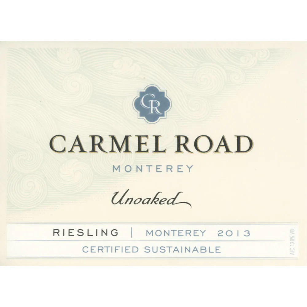 Monterey Unoaked Riesling Bottle