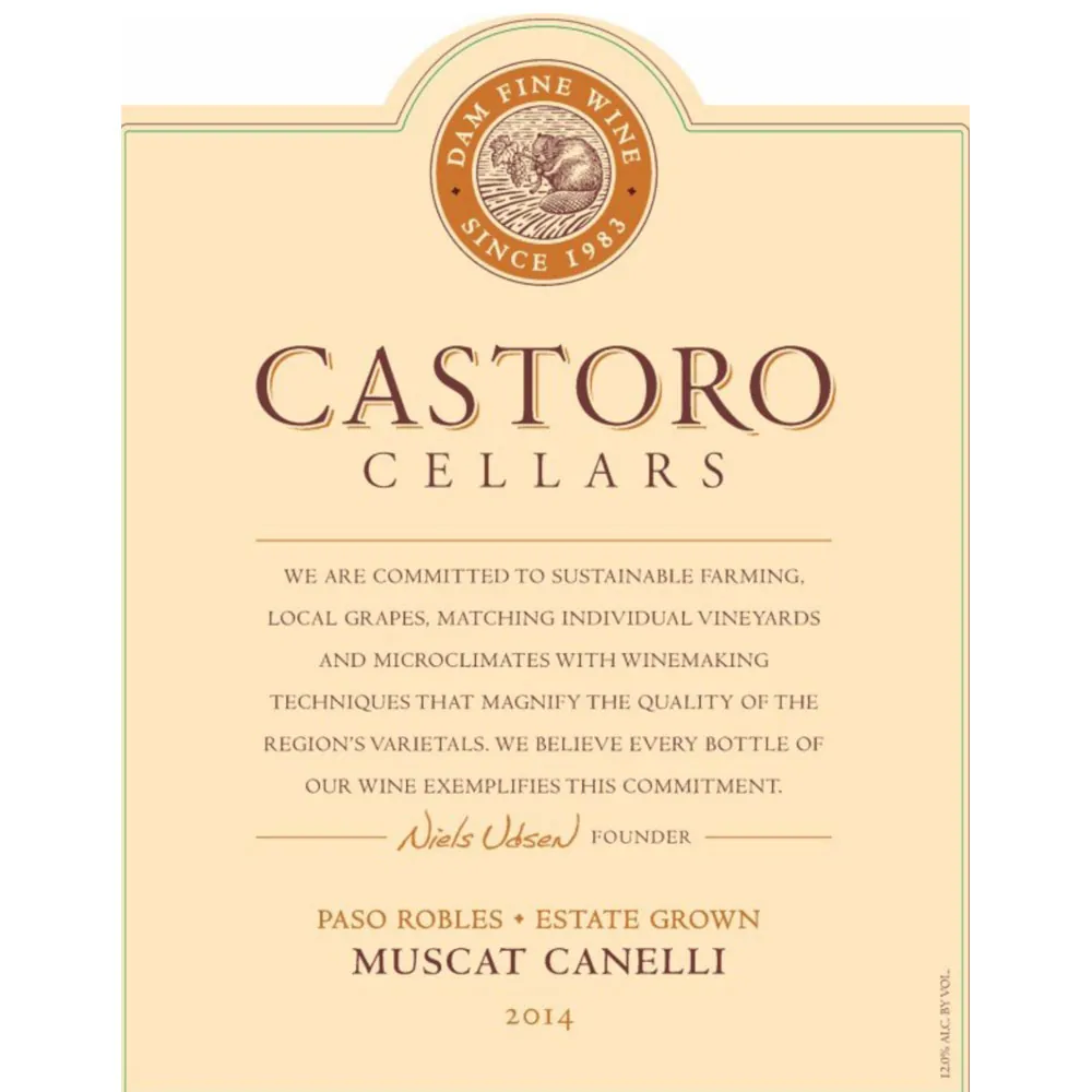 Muscat Canelli Bottle