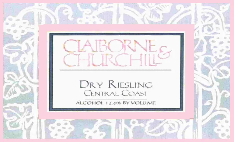 Dry Riesling Bottle