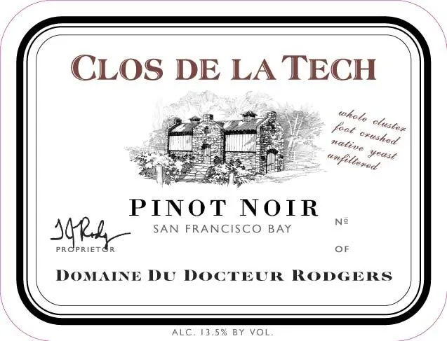 Domaine du Docteur Rodgers Pinot Noir Bottle