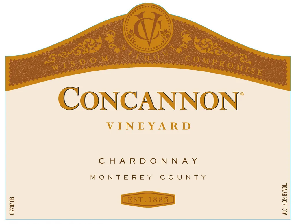 Monterey Chardonnay Bottle