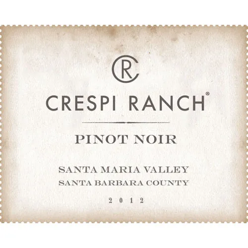 Santa Maria Valley Pinot Noir Bottle