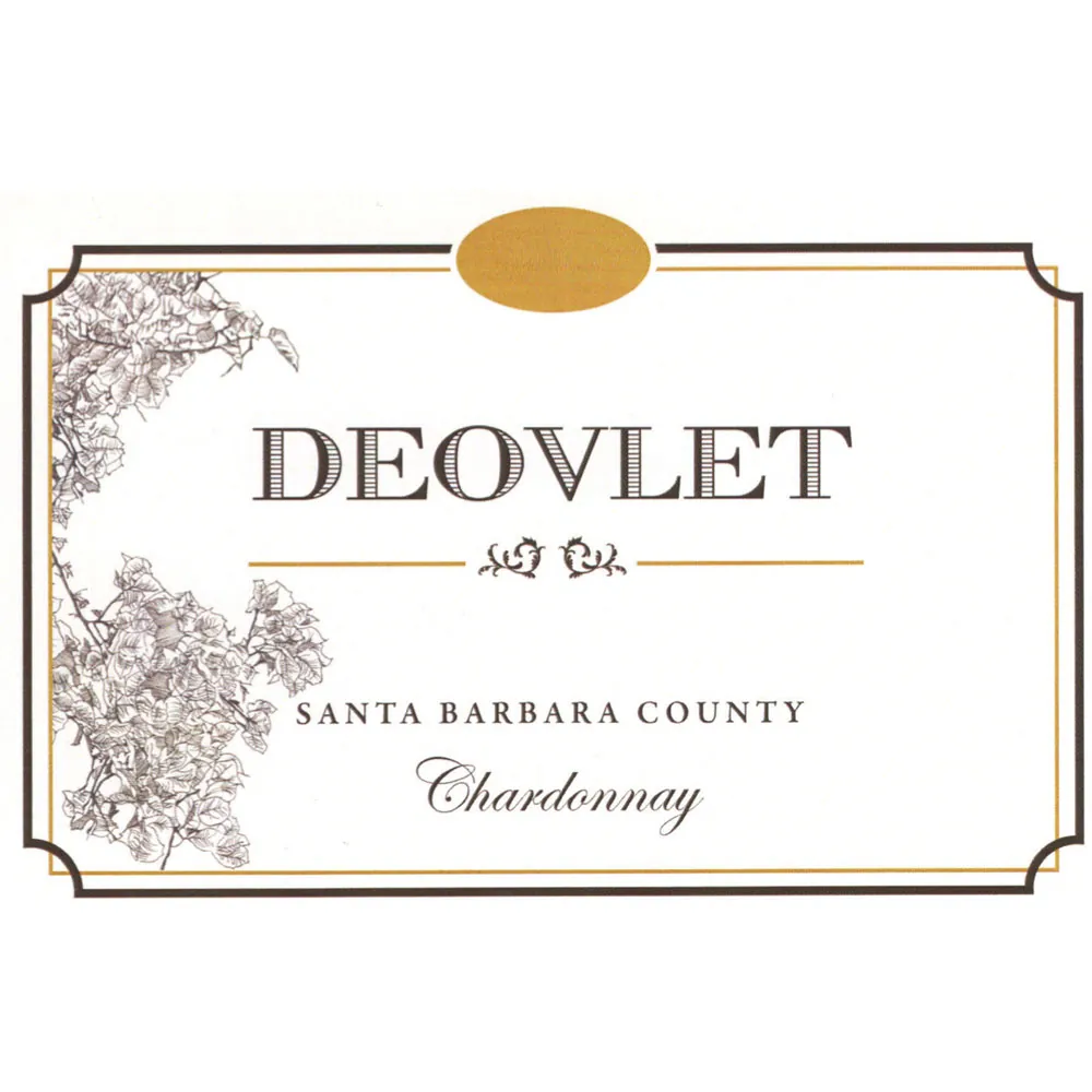 Santa Barbara County Chardonnay Bottle
