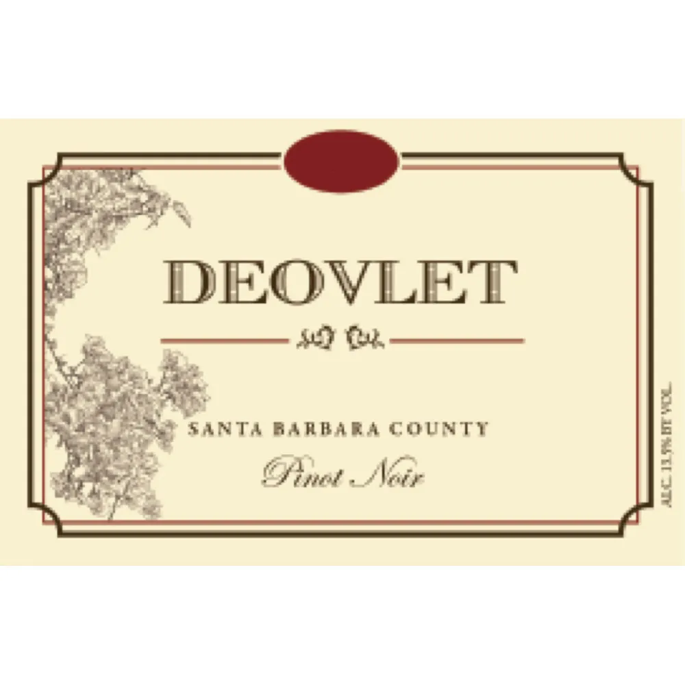 Santa Barbara County Pinot Noir Bottle