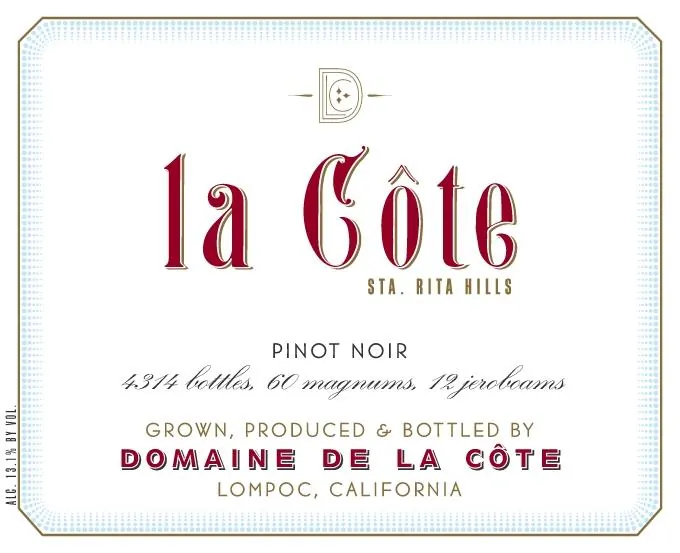 La Cote Pinot Noir Bottle