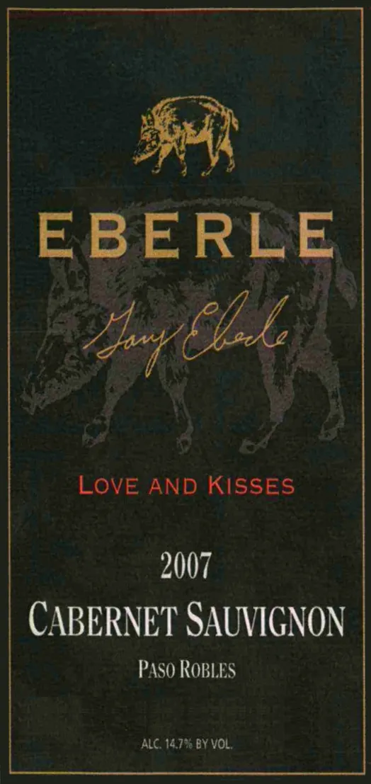 Love and Kisses Cabernet Sauvignon Bottle