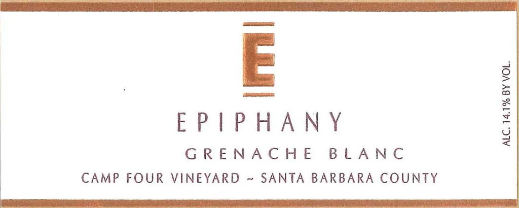 Epiphany Rodney's Vineyard Grenache Blanc Bottle