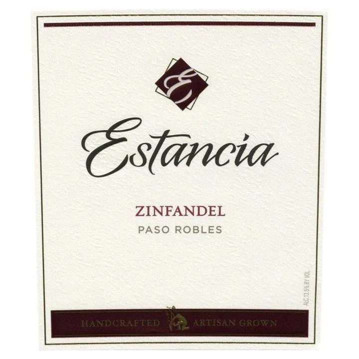 Paso Robles Zinfandel Bottle
