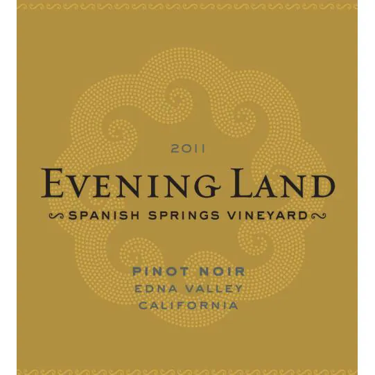 Evening Land Spanish Springs Pinot Noir Bottle