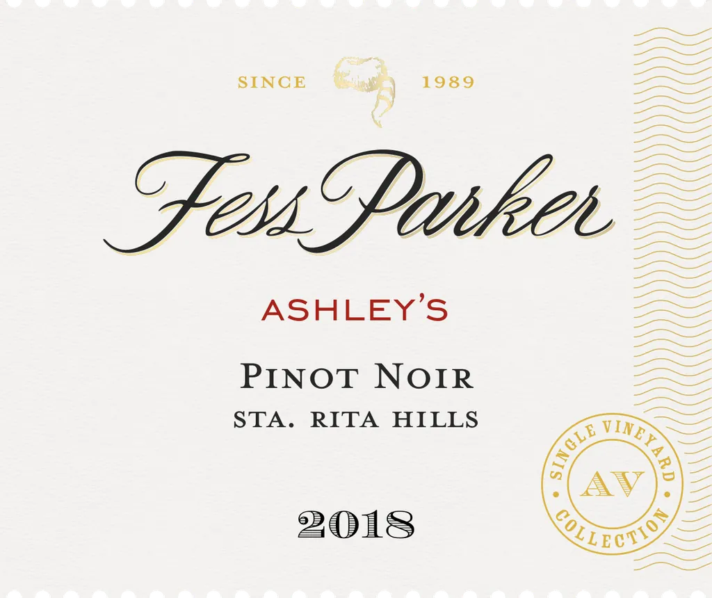 Ashley's Vineyard Pinot Noir Bottle