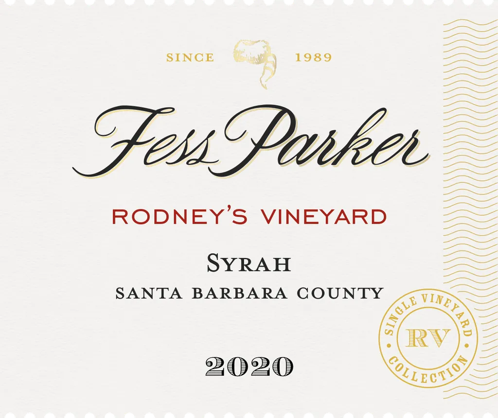 Rodney's Vineyard Syrah Bottle