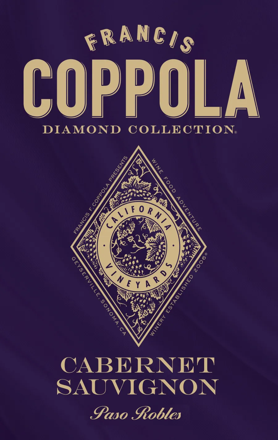 Diamond Collection Paso Robles Cabernet Sauvignon Bottle