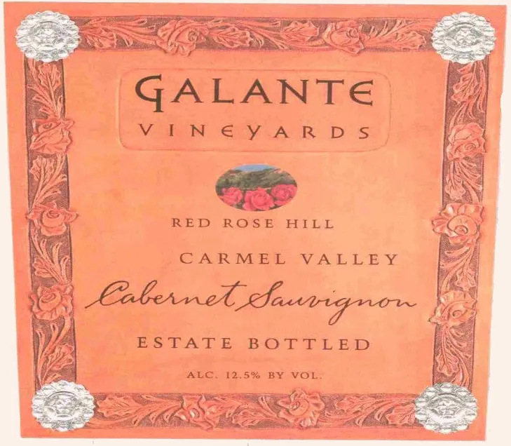 Red Rose Hill Cabernet Sauvignon Bottle