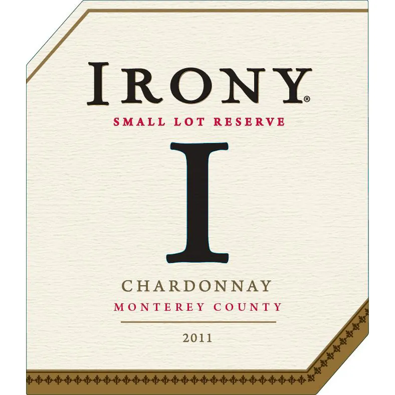 Monterey County Chardonnay Bottle