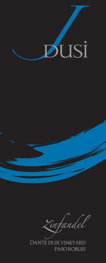 Dante Dusi Vineyard Zinfandel Bottle