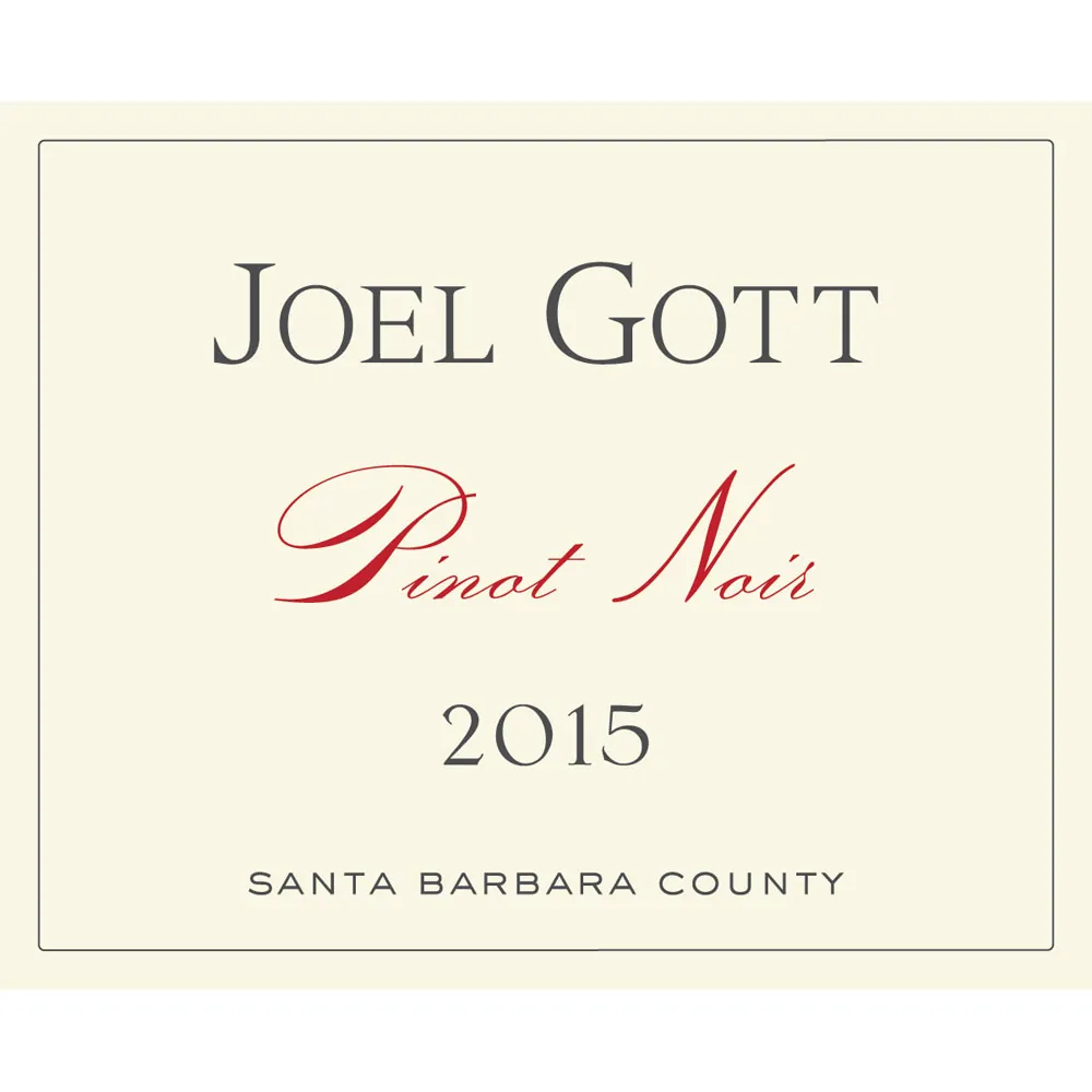 Santa Barbara Pinot Noir Bottle