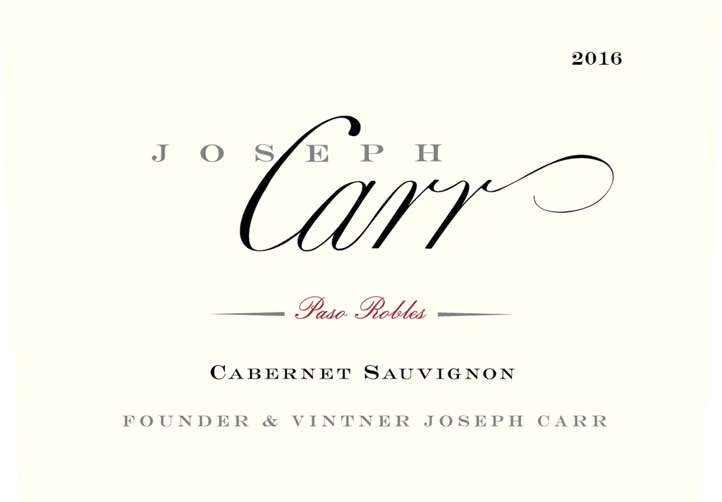 Paso Robles Cabernet Sauvignon Bottle