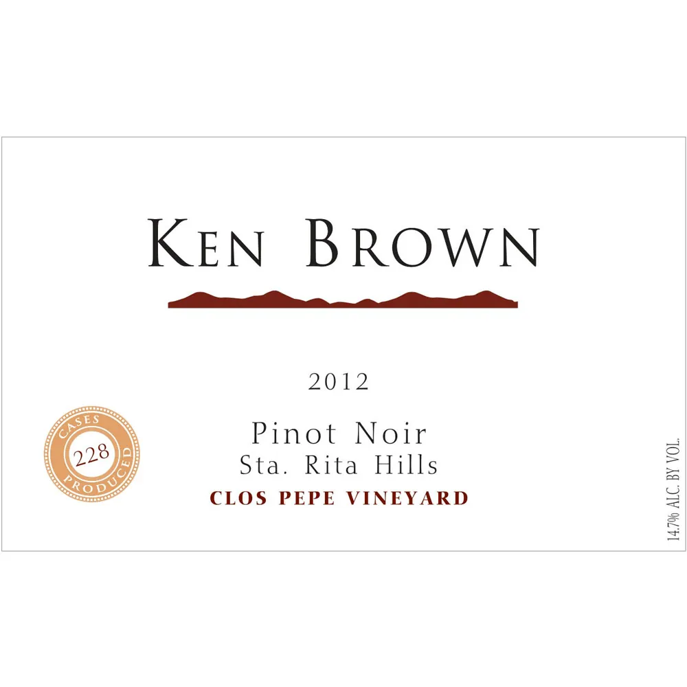 Clos Pepe Vineyard Pinot Noir Bottle