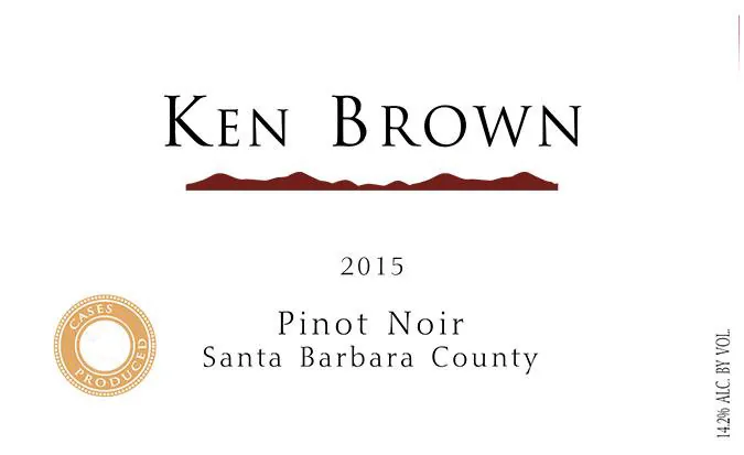 Santa Barbara Pinot Noir Bottle