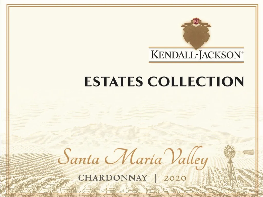 Estates Collection Santa Maria Valley Chardonnay Bottle