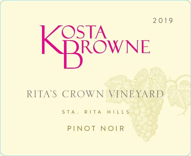 Rita's Crown Pinot Noir Bottle