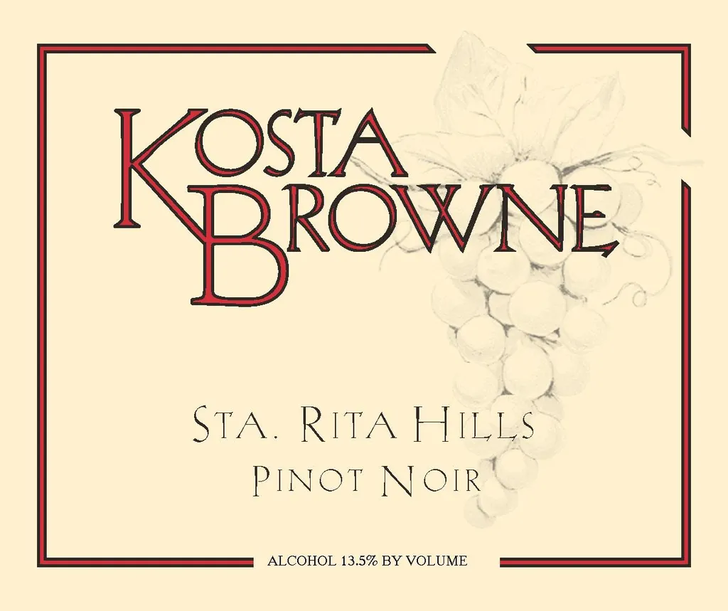 Sta. Rita Hills Pinot Noir Bottle