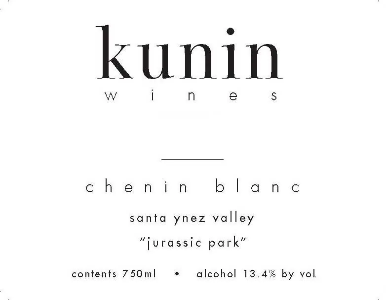 Jurassic Park Natural Chenin Blanc Bottle