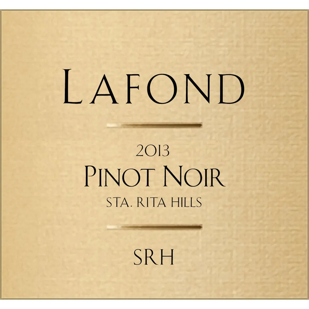 SRH Series Pinot Noir Bottle