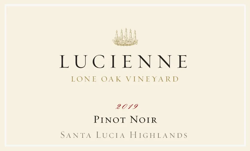 Lone Oak Vineyard Pinot Noir Bottle