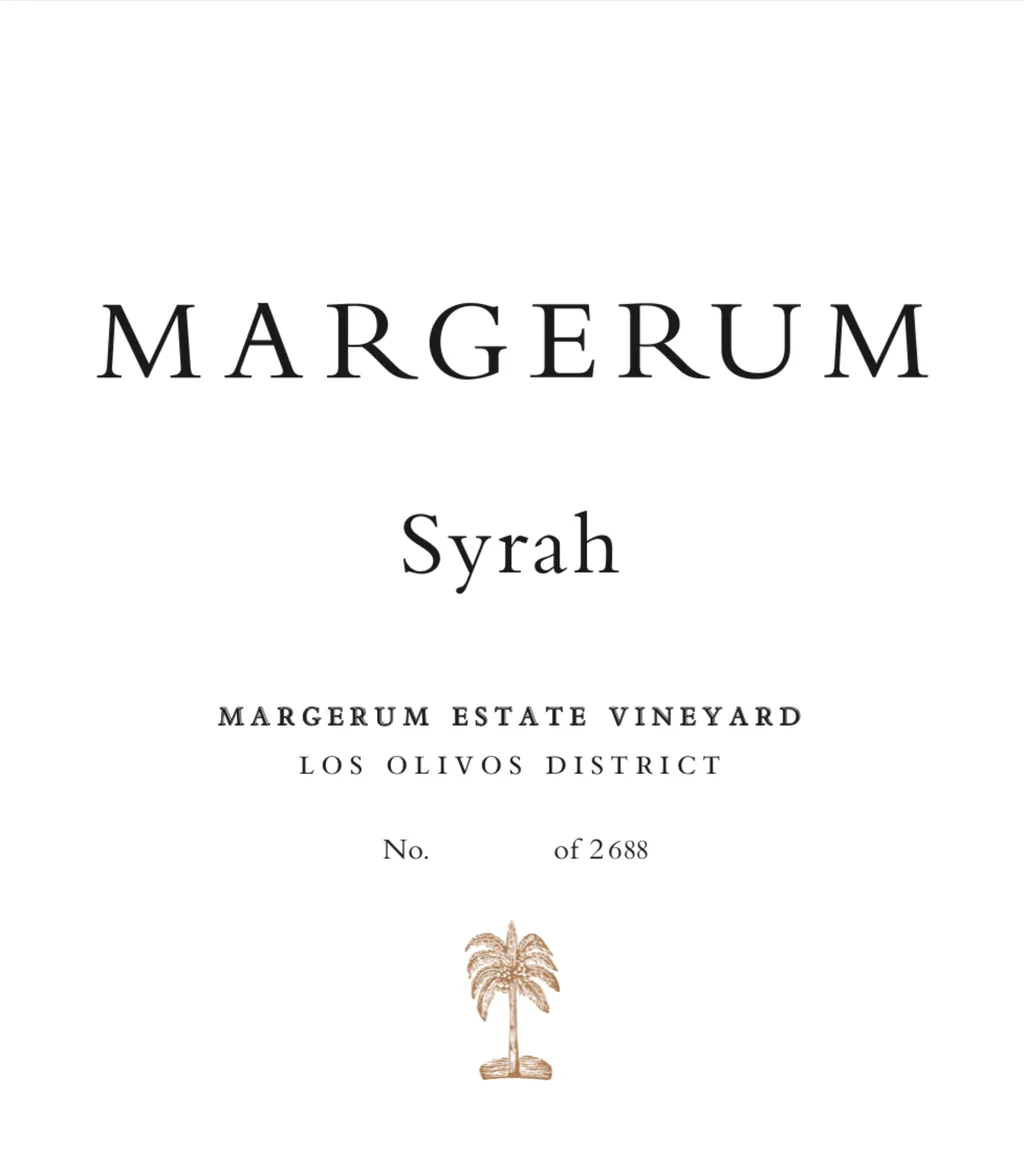 Estate Vineyard Syrah Bottle