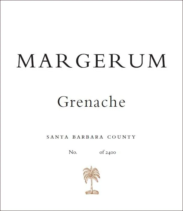 Santa Barbara Grenache Bottle