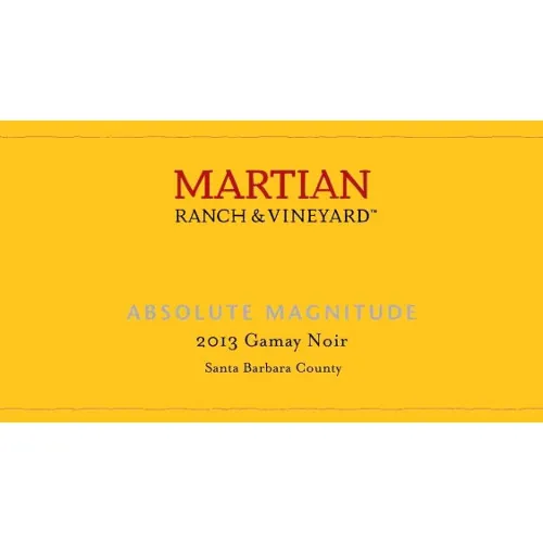 Absolute Magnitude Gamay Noir Bottle