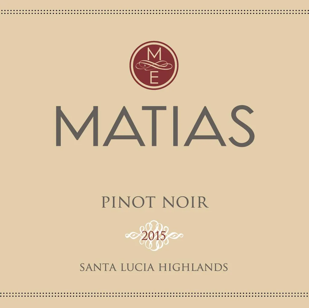 Santa Lucia Highlands Pinot Noir Bottle
