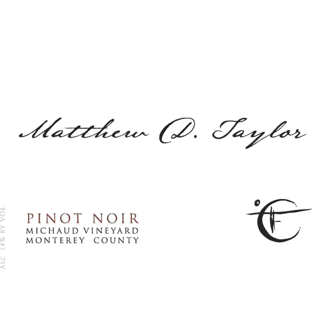 Michaud Vineyard Pinot Noir Bottle
