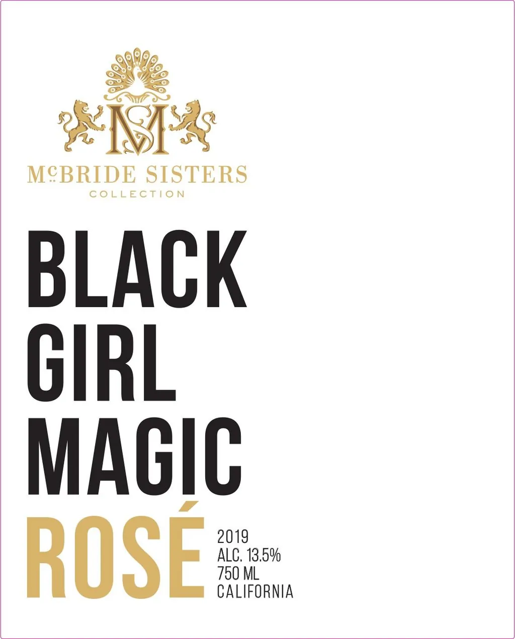 Black Girl Magic Rose Bottle