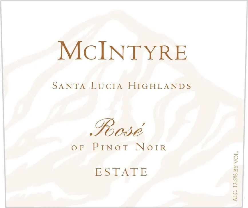 Rose of Pinot Noir Bottle