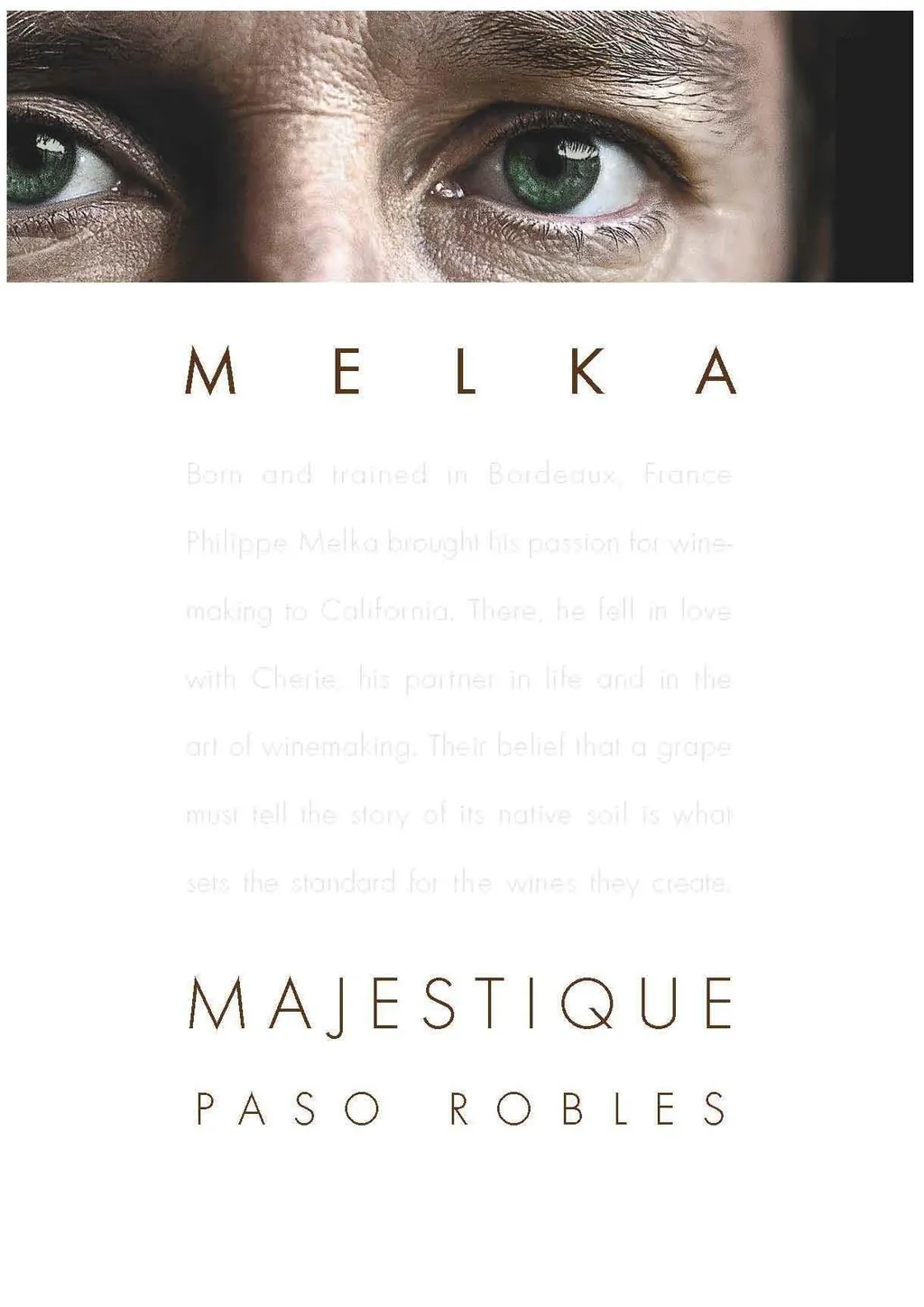 Majestique Paderewski Syrah Bottle