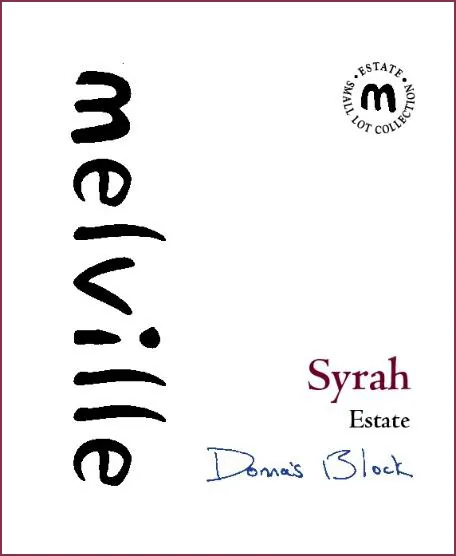 Donna's Block Syrah Bottle