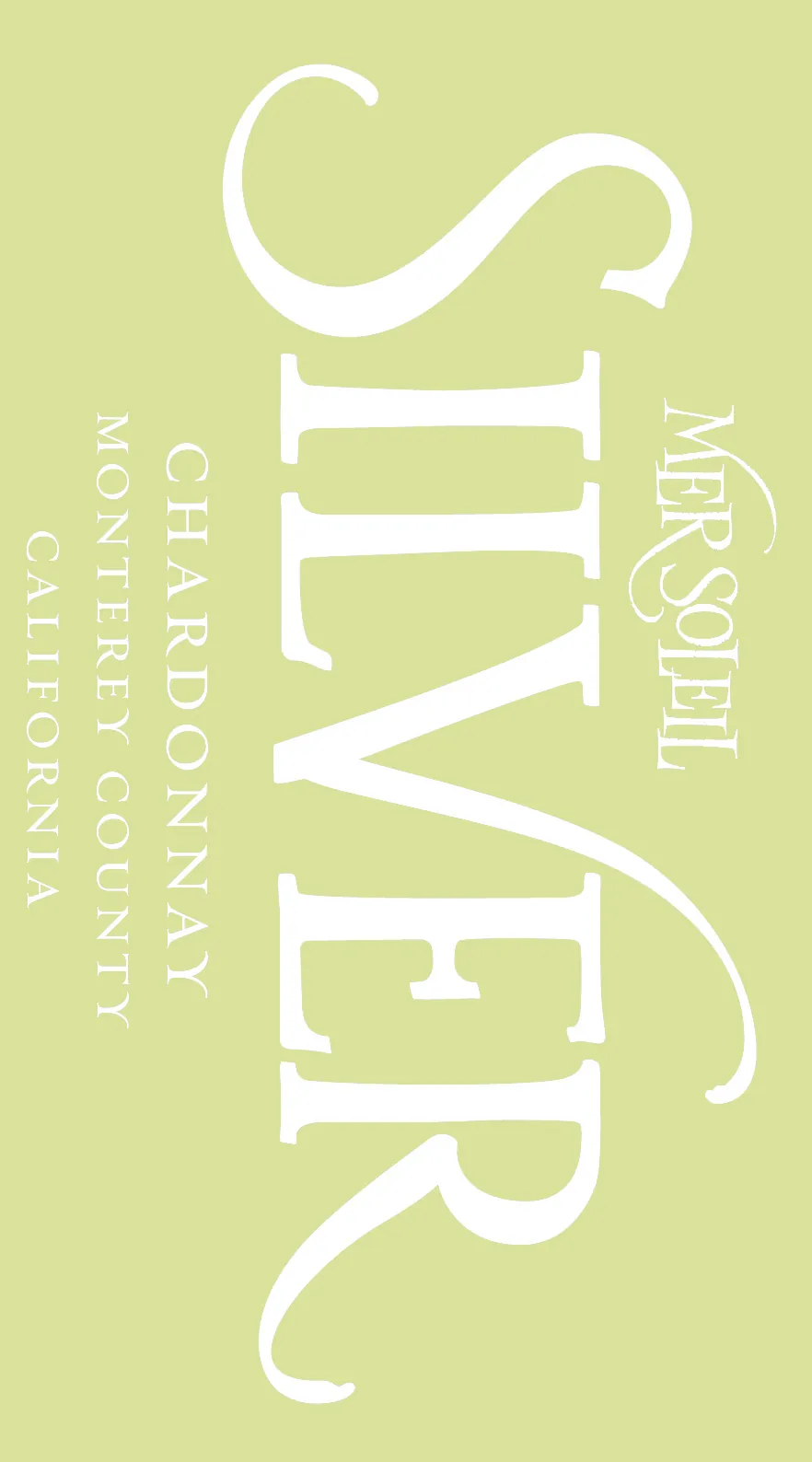 Silver Unoaked Chardonnay Bottle