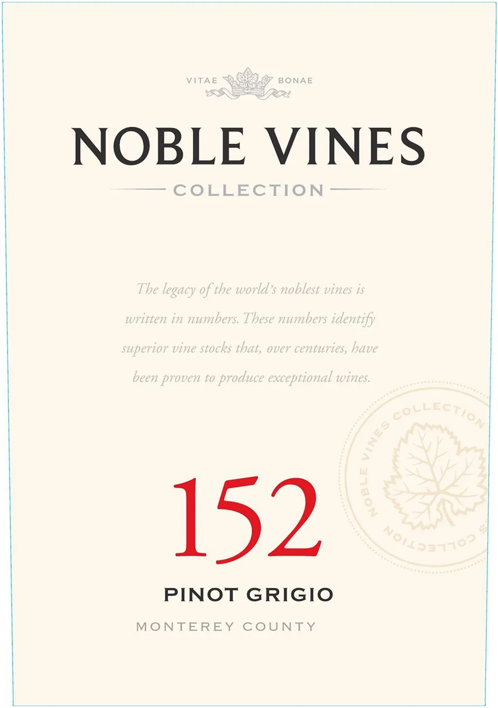 152 Pinot Grigio Bottle