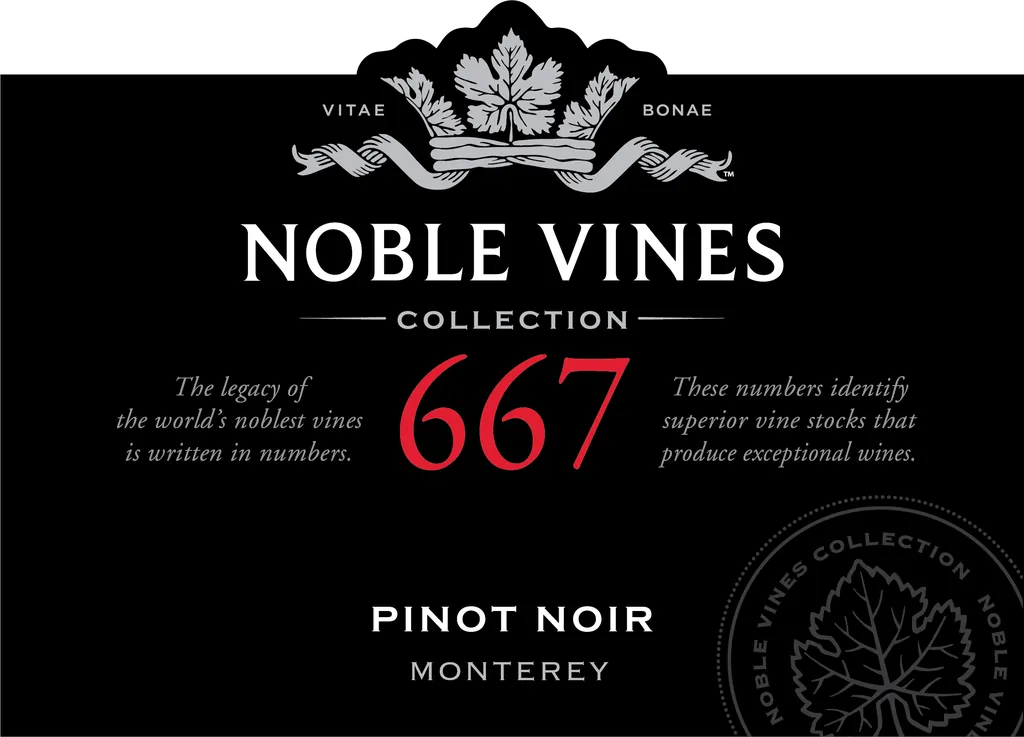 667 Pinot Noir Bottle