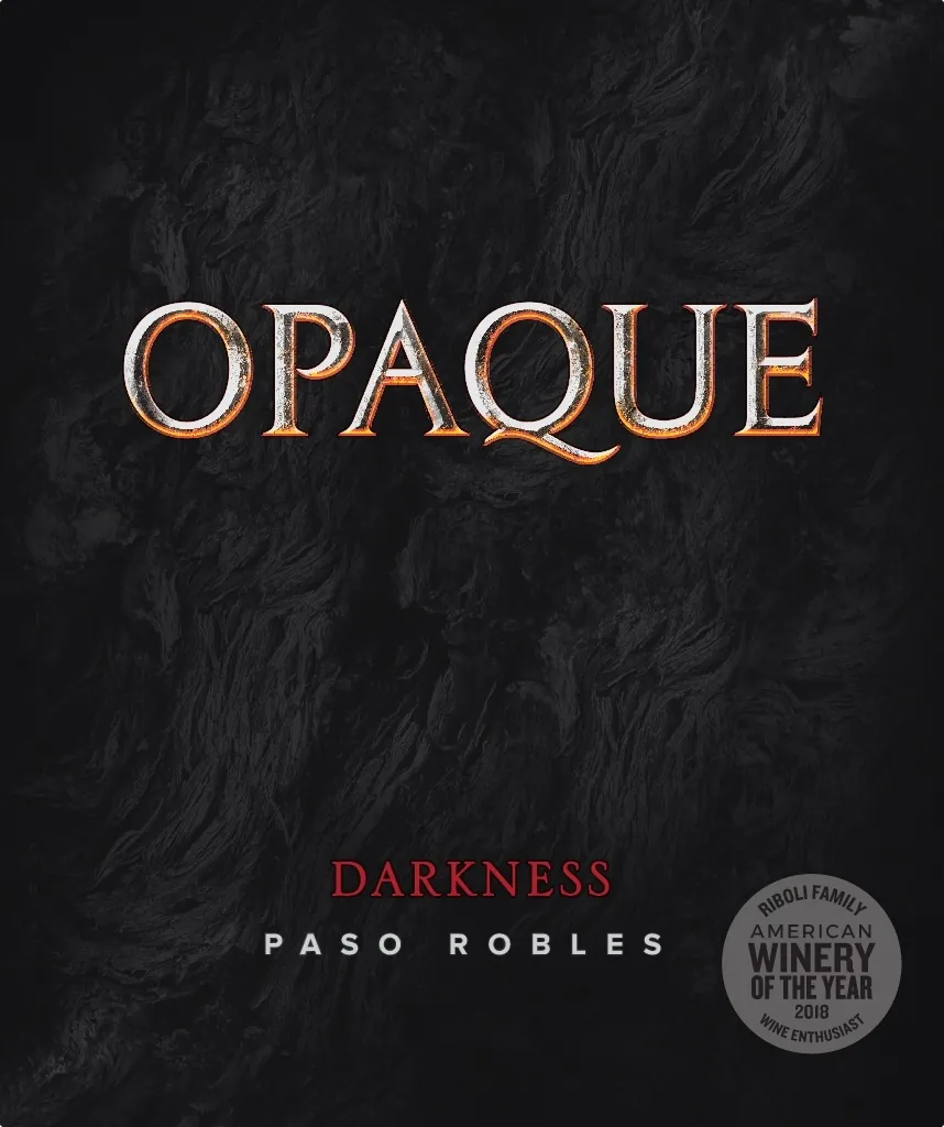 Darkness Red Wine Bottle