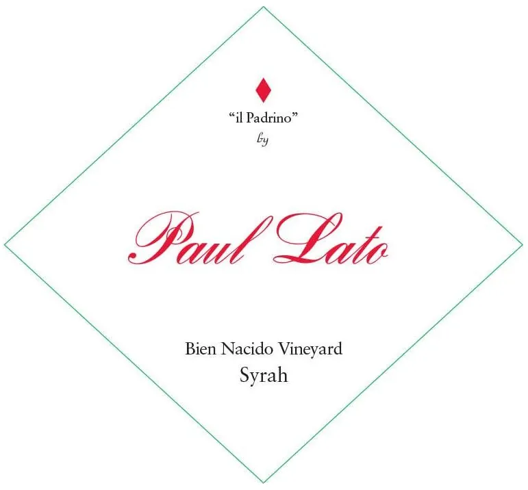 Il Padrino Bien Nacido Vineyard Syrah Bottle