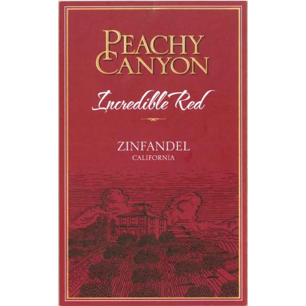 Incredible Red Zinfandel Bottle