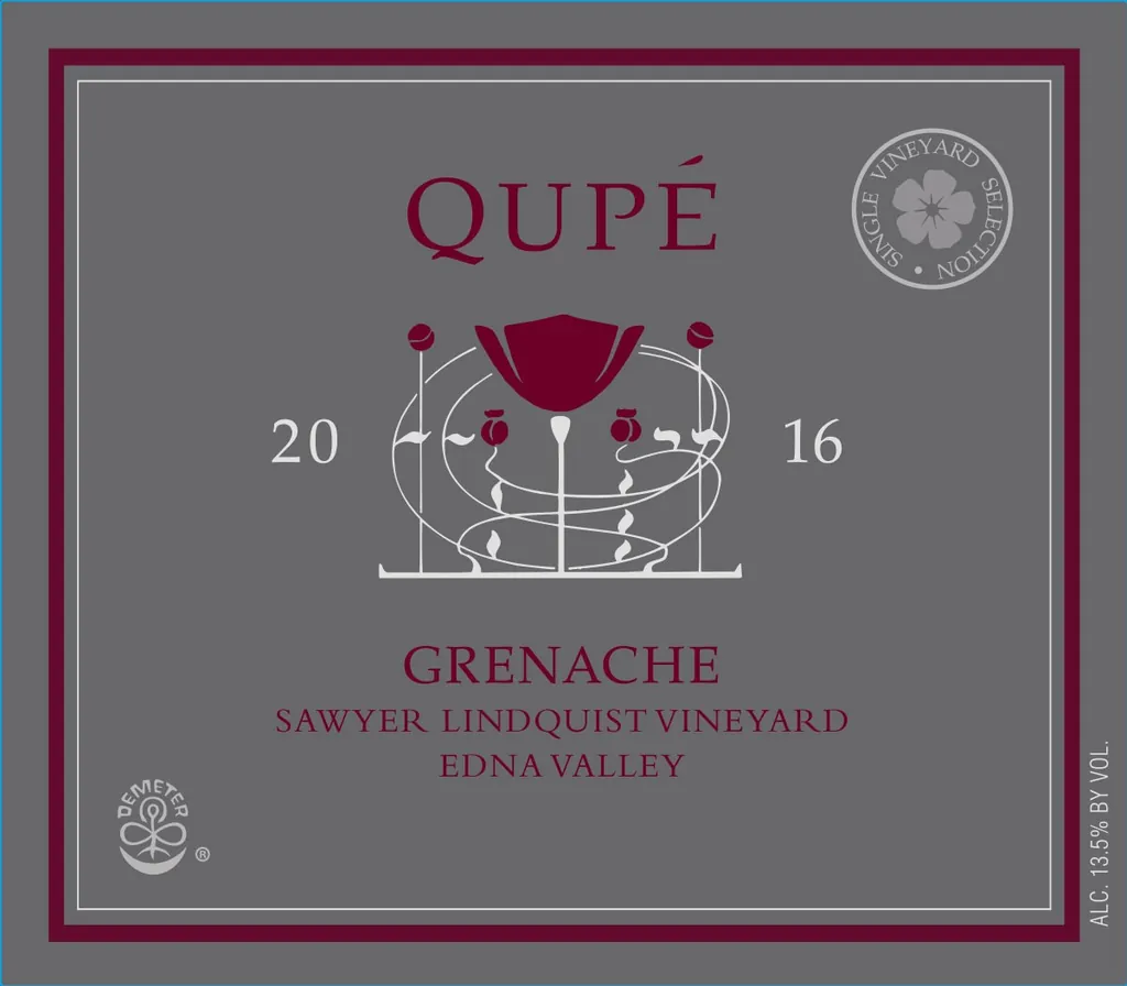 Sawyer Lindquist Vineyard Grenache Bottle