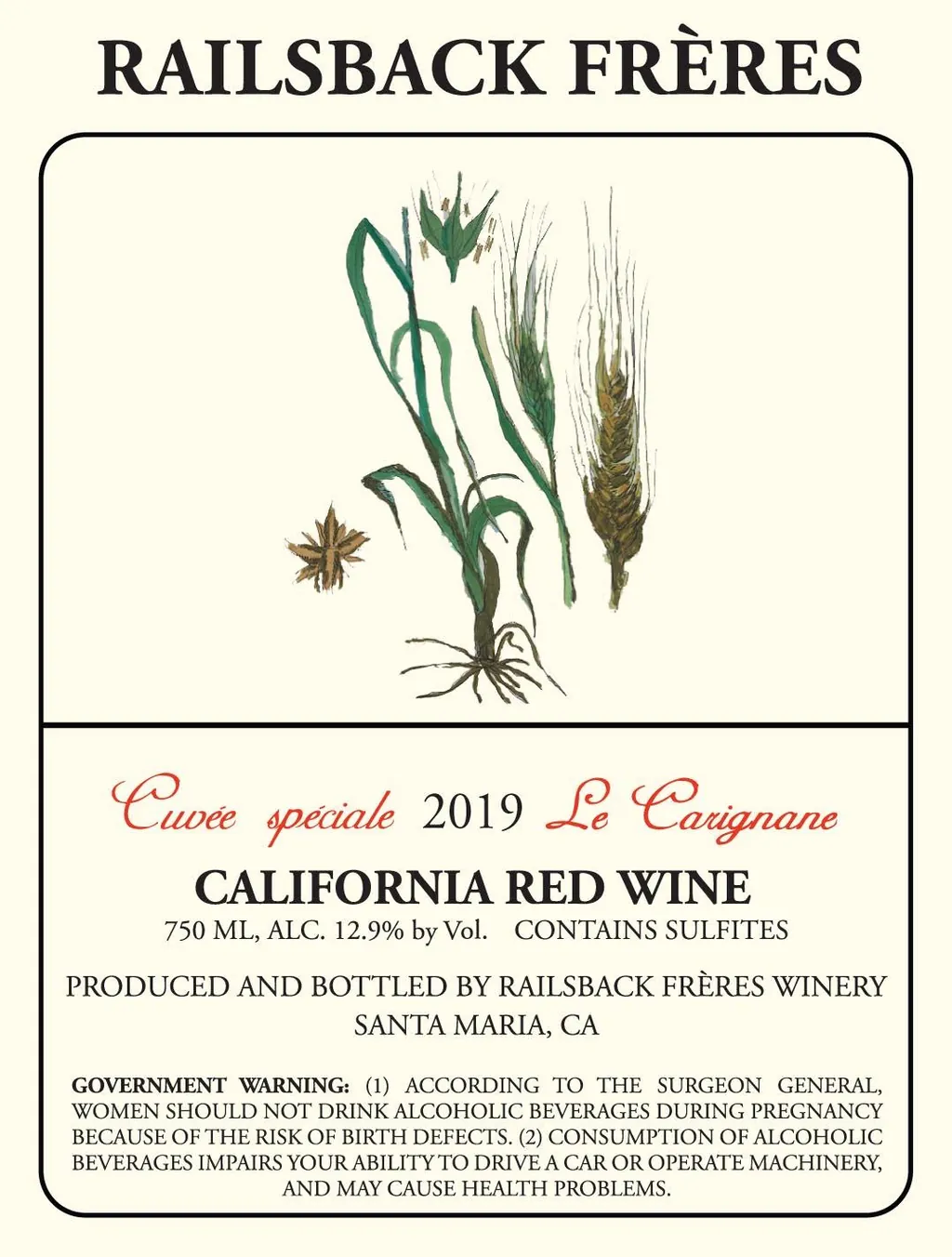 Cuvee Speciale Le Carignan Bottle