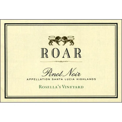 Rosella's Vineyard Pinot Noir Bottle
