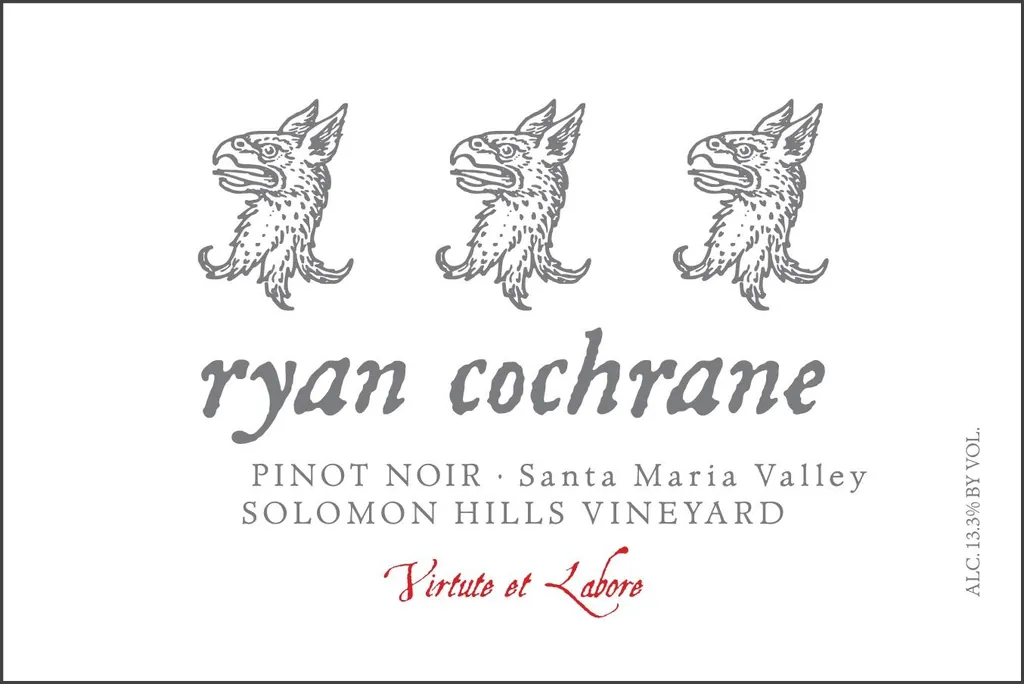 Solomon Hills Vineyard Pinot Noir Bottle